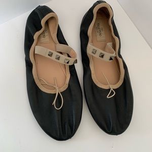 Valentino Rockstud Ballet Flat